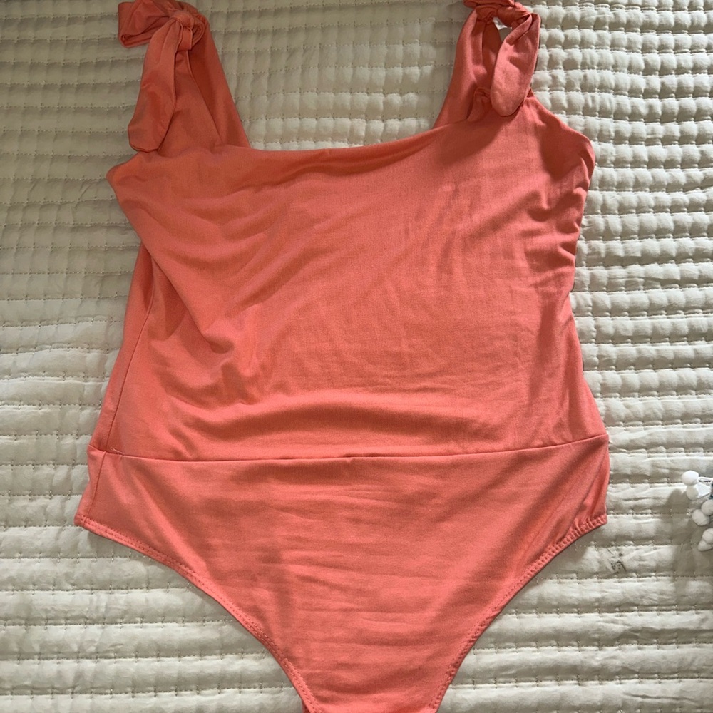 Coral bodysuit